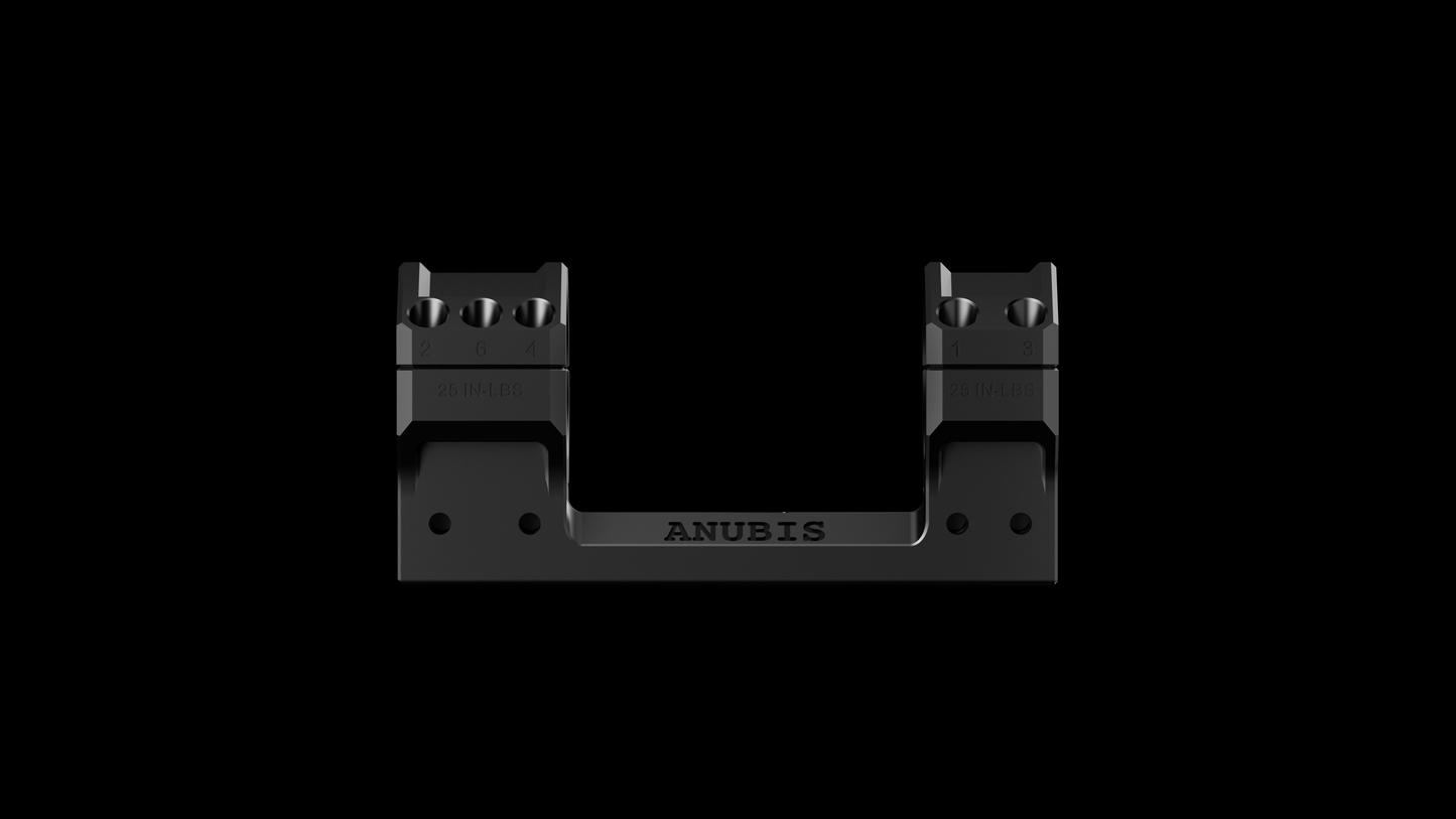 Anubis Defense The One Mount :  34MM Ring Size-1.35"- 120 inch lbs!